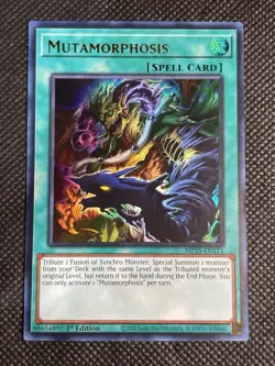 YuGiOh! - Mutamorphosis MP25-EN171 Ultra Rare 1st Edition Near Mint - Image 1