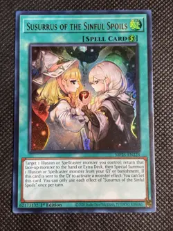 YuGiOh! - Susurrus of the Sinful Spoils MP25-EN228 Ultra Rare 1st Edition NM - Image 1