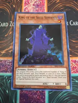 Yugioh King of the Skull Servants SBLS-EN031 Super Rare 1st Edition Near Mint - Image 1