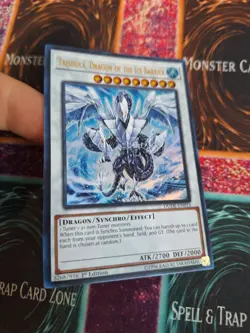 Yugioh Trishula, Dragon of the Ice Barrier DUDE-EN014 Ultra Rare 1st Edition NM - Image 2