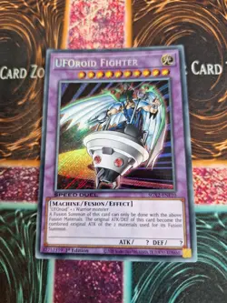 Yugioh UFOroid Fighter SGX2-ENE10 Secret Rare 1st Edition Near Mint - Image 1
