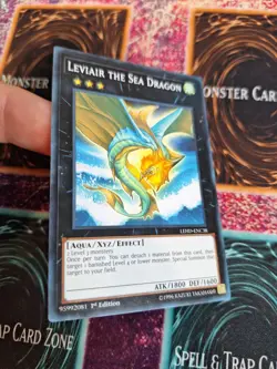 Yugioh Leviair the Sea Dragon LEHD-ENC38 Common 1st Edition Near Mint - Image 2