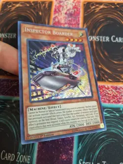 Yugioh Inspector Boarder MP18-EN193 Secret Rare 1st Edition Near Mint - Image 2