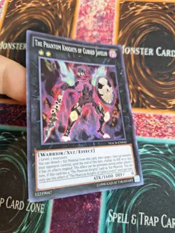 Yugioh The Phantom Knights of Cursed Javelin MACR-EN042 Super Rare Unlimited NM - Image 2