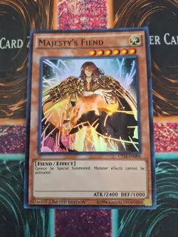 Yugioh Majesty's Fiend CT12-EN004 Super Rare Limited Lightly Played - Image 1