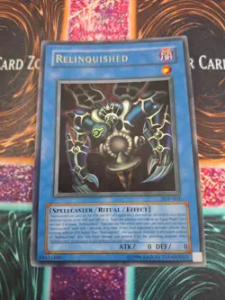 Yugioh Relinquished SDP-001 Ultra Rare Unlimited Moderately Played - Image 1