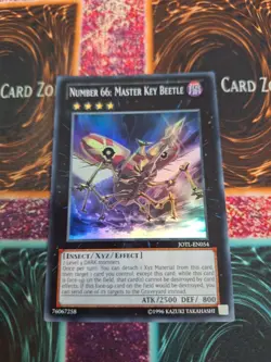 Yugioh Number 66: Master Key Beetle JOTL-EN054 Super Rare Unlimited Near Mint - Image 1