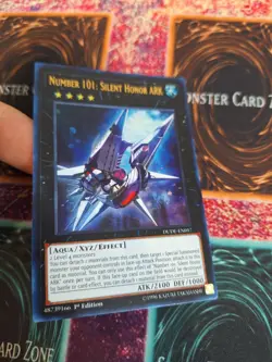 Yugioh Number 101: Silent Honor ARK DUDE-EN017 Ultra Rare 1st Edition Near Mint - Image 2