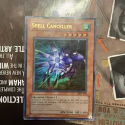 Yugioh card TCG Spell Canceller MFC-020 Unlimited Edition Ultra Rare Hp/DmG - Image 1