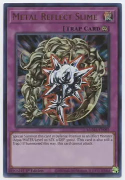 MAMA-EN093 Metal Reflect Slime Ultra Rare 1st Edition Near Mint YuGiOh TCG - Image 1