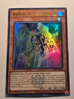 Orcust Brass Bombard●YUGIOH●BLMM●SPANISH●ULTRA RARE●1st●NM●E613 - Image 1