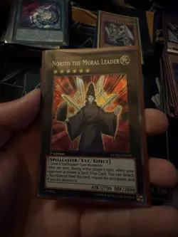 Yu-Gi-Oh! Norito the Moral Leader NUMH-EN039 1st Edition Secret Rare NM - Image 1