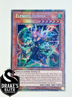 Yugioh - Elfnote Regina (1) - Starlight Rare - BLZD-EN014 - 1st Edition IN HAND - Image 1