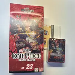 One Piece - Starter Deck - Red Shanks ST-23 Deck English - Sealed deck, open box - Image 1