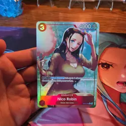 One Piece Nico Robin ST21-010 Alt Art Full Art Foil English Near Mint 💎 - Image 4