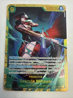 One Piece Dracule Mihawk OP14-119 SEC The Azure Sea's Seven NM ENGLISH - Image 1