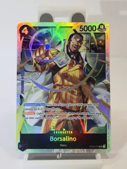 🔥 Borsalino One Piece English PRB01 The Best OP02-114 SR *CLEAN - Image 1