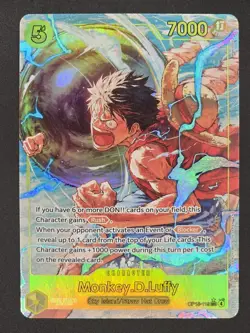 Monkey D. Luffy (Alt Art) OP15-119 SEC Adventure on KAMI's Island ENGLISH OP15 - Image 1