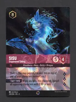 Disney Lorcana Sisu - Empowered Sibling (Enchanted) 215/204 Ursula's Return NM - Image 1