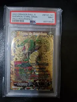 Dragon Ball Card Wild Resurgence Shenron the Eternal Dragon BT21-147 PSA 9 - Image 1
