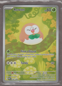 Rowlet 090/088 Perfect Order Illustration Rare Full Art Holo Pokemon TCG Card - Image 1
