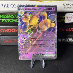 Alakazam EX SVP 050 Pokemon Card Black Star Promo Scarlet & Violet 151 - Image 1