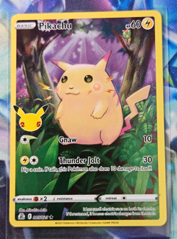 Pikachu 005/025 Pokemon Celebrations Full Art 25th Anniversary - NM Card! - Image 3