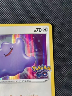 Pokemon Card Ditto 053/078 Pokemon Go Holo Rare NM - Image 3