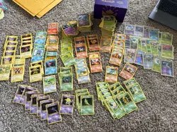 Pokemon Card Lot 500+ Cards WOTC Vintage + Modern Holos/Reverse/V/Vmax (2 Cases) 636996769739 - Image 1