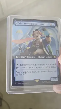 O’aka, Traveling Merchant ✅ FOIL Extended Art ✅ MTG Final Fantasy #0144 - Image 2