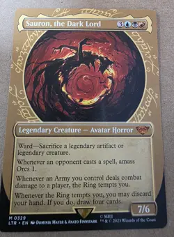 Sauron, the Dark Lord - Regular (Showcase) The Lord of the Rings - Mtg - Image 1