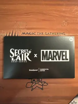 MTG Secret Lair x Marvel Deadpool Rainbow Foil Edition New Sealed - Image 1