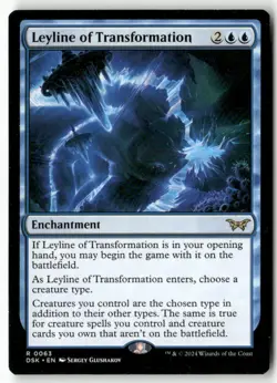 Leyline of Transformation 63 Duskmourn: House of Horror Magic: The Gathering NM - Image 1
