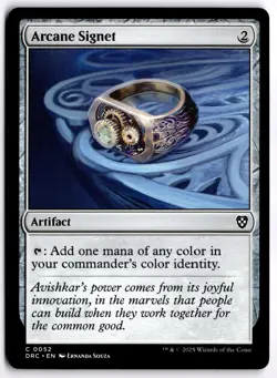 Arcane Signet () NM DRC Commander: Aetherdrift MTG - Image 1