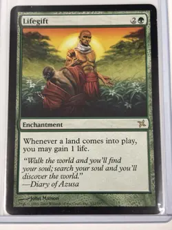MTG Lifegift - Betrayers of Kamigawa #132 Rare - Image 1