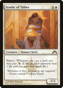 SYNDIC OF TITHES ~mtg NM Gatecrash Common x4 - Image 1
