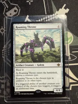 Roaming Throne Artifact Creature Golem Rare MTG Ixalan Colorless 2023 - Image 2