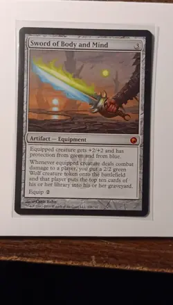 Magic: The Gathering Sword of Body and Mind Artifact Scars Mythic Regular - Image 3