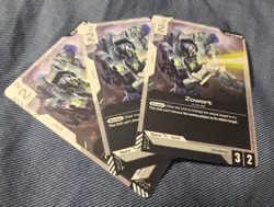 Zowort x3 ST01-009 NM Gundam Card Game TCG - Image 1