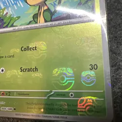 2025 Pokemon S&V Black Bolt Pansage 004/086 MASTER BALL-MINT CONDITION - Image 2