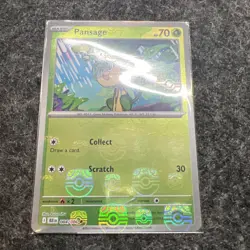 2025 Pokemon S&V Black Bolt Pansage 004/086 MASTER BALL-MINT CONDITION - Image 3
