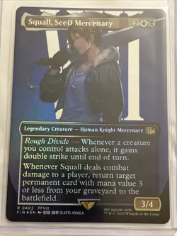 Squall, Seed Mercenary Foil Card Magic the Gathering Final Fantasy - Image 1