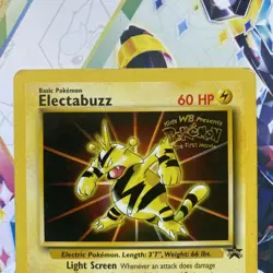 Pokemon TCG - Electabuzz #2 - Pokemon The First Movie Stamped Black Star Promo - Image 2