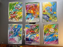 Pokemon TCG First Partner Illustration Collection Series 1 GEN 1 & 7 Starters - Image 1