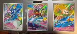 Pokemon TCG First Partner Illustration Collection Series 1 GEN 1 & 7 Starters - Image 3