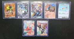 Lot Of 7 Full Art/Art Rare/Special Art Rare Scarlet And Violet Era Pokemon Cards - Image 1