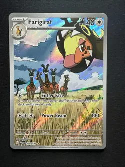 Farigiraf 228/193 Sv02: Paldea Evolved Holo 2023 Pokemon Card NM - Image 1
