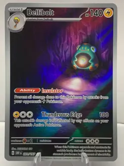 Pokemon Bellibolt 201/197 Obsidian Flames Scarlet & Violet Illustration Rare - Image 2
