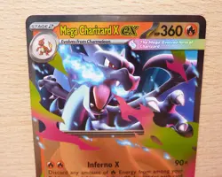 Mega Charizard X Ex Ascended Heroes Black Star Promo Holo Foil #29 Pokemon NM - Image 2