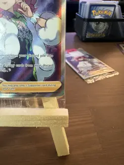 Pokemon TCG Klara SWSH Black Star Promo SWSH302 Holo Full Art Pack Sealed - Image 5